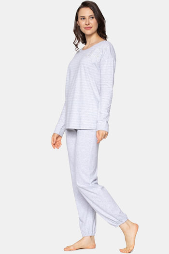 Long sleeve 2025 cotton pyjamas